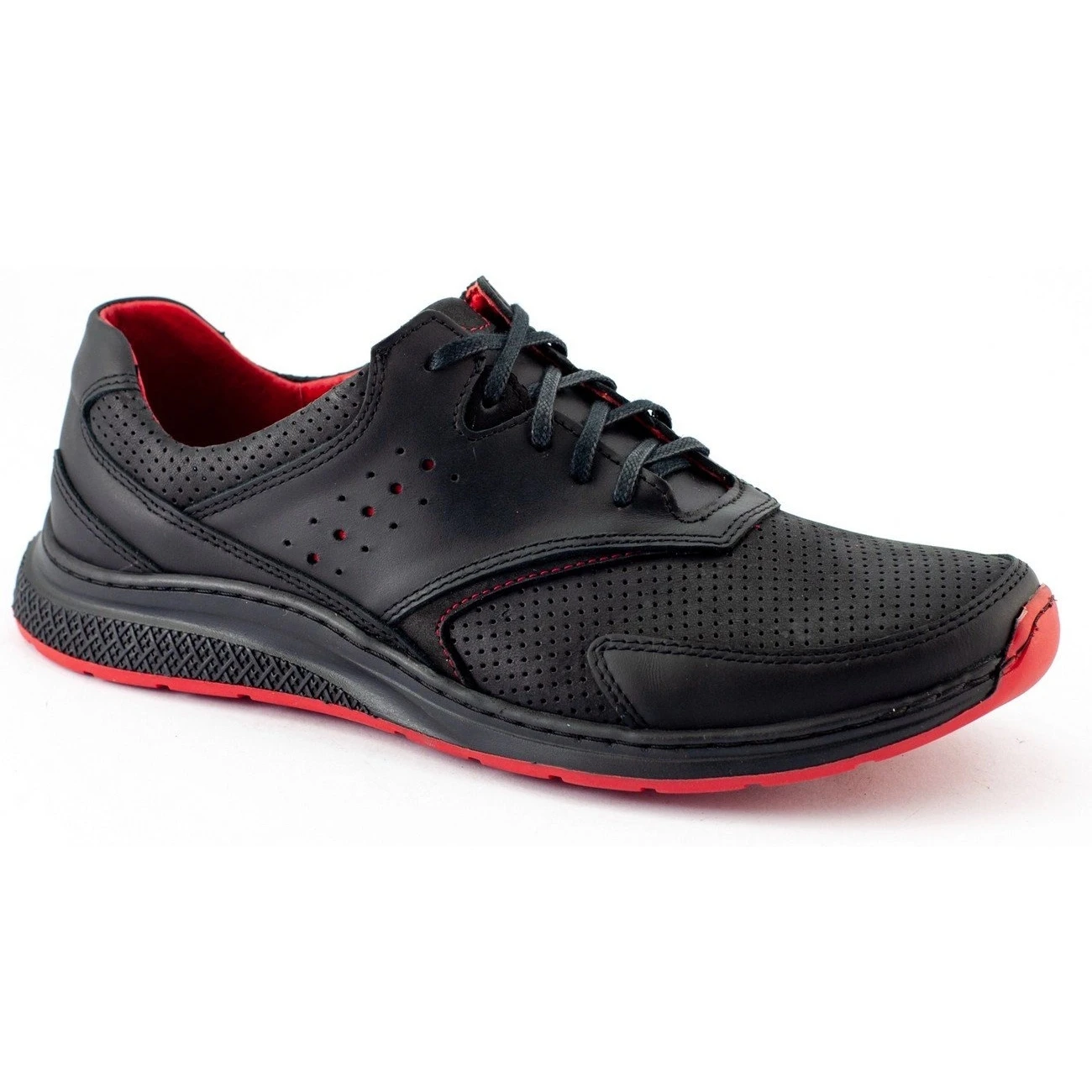 Polbut Chaussures De Sport Pour Hommes Noires J72 Le Noir – Image 3