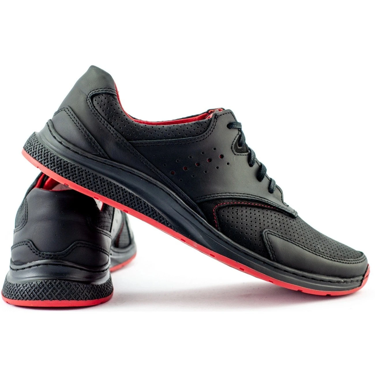 Polbut Chaussures De Sport Pour Hommes Noires J72 Le Noir – Image 7