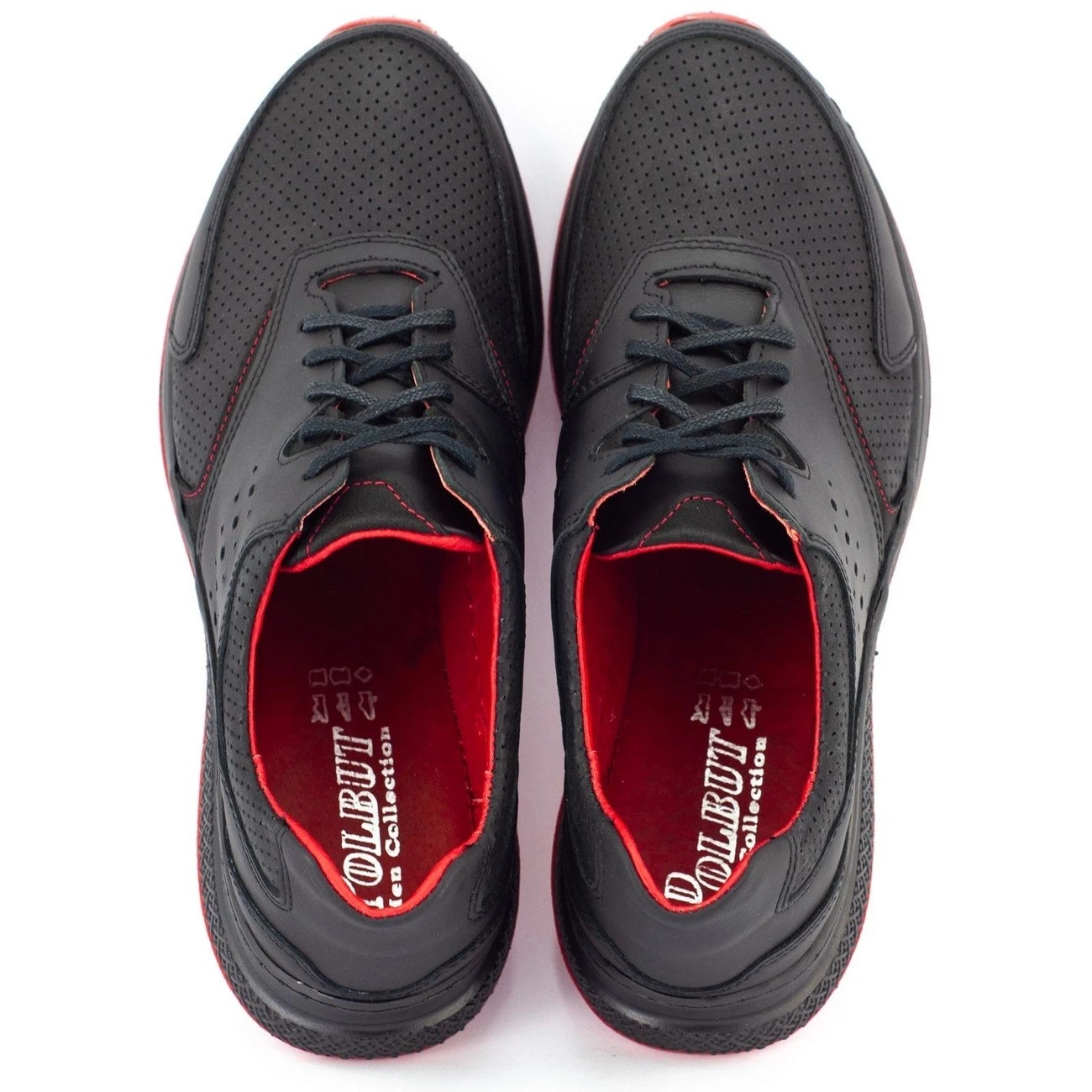 Polbut Chaussures De Sport Pour Hommes Noires J72 Le Noir – Image 8