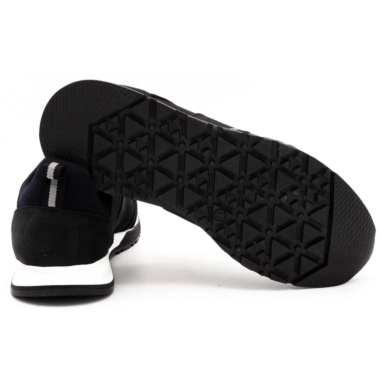 Polbut Chaussures Décontractées En Cuir Pour Hommes 2111P Noir Le Noir – Image 6