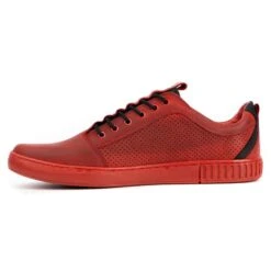 Polbut Chaussures Décontractées En Cuir Pour Hommes 2121P/2 Rouge