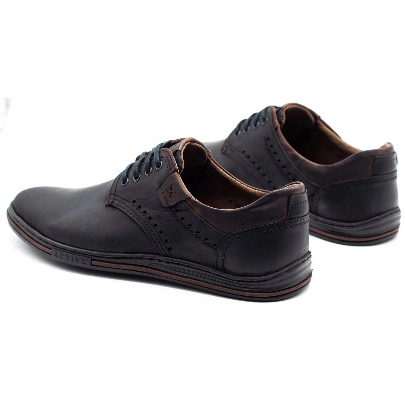 Polbut Chaussures Décontractées Pour Hommes 402 Noir Le Noir – Image 7