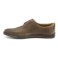 Polbut Chaussures En Cuir Pour Hommes 343 Marron Brun