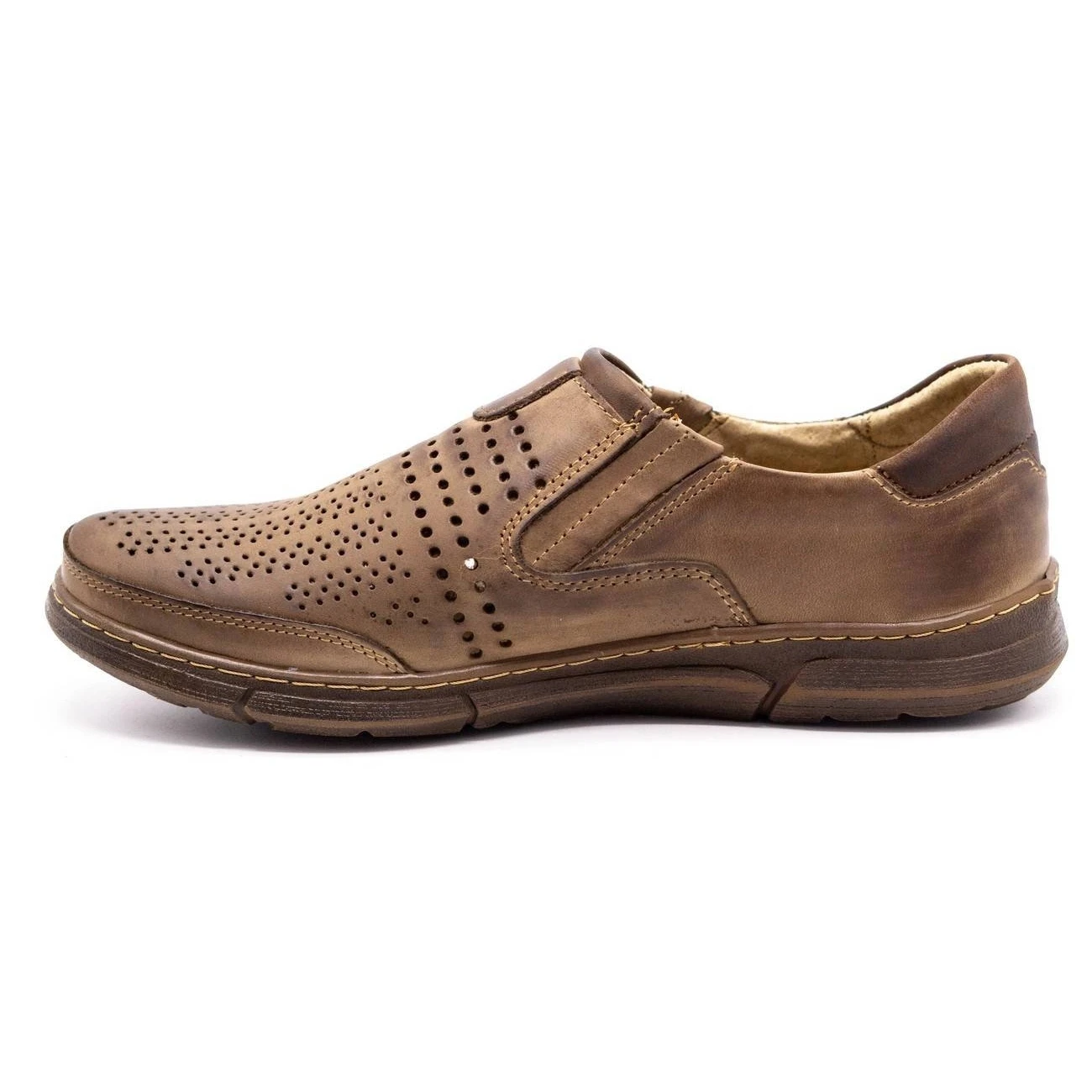 Polbut Chaussures été Homme J51 Marron Brun – Image 3