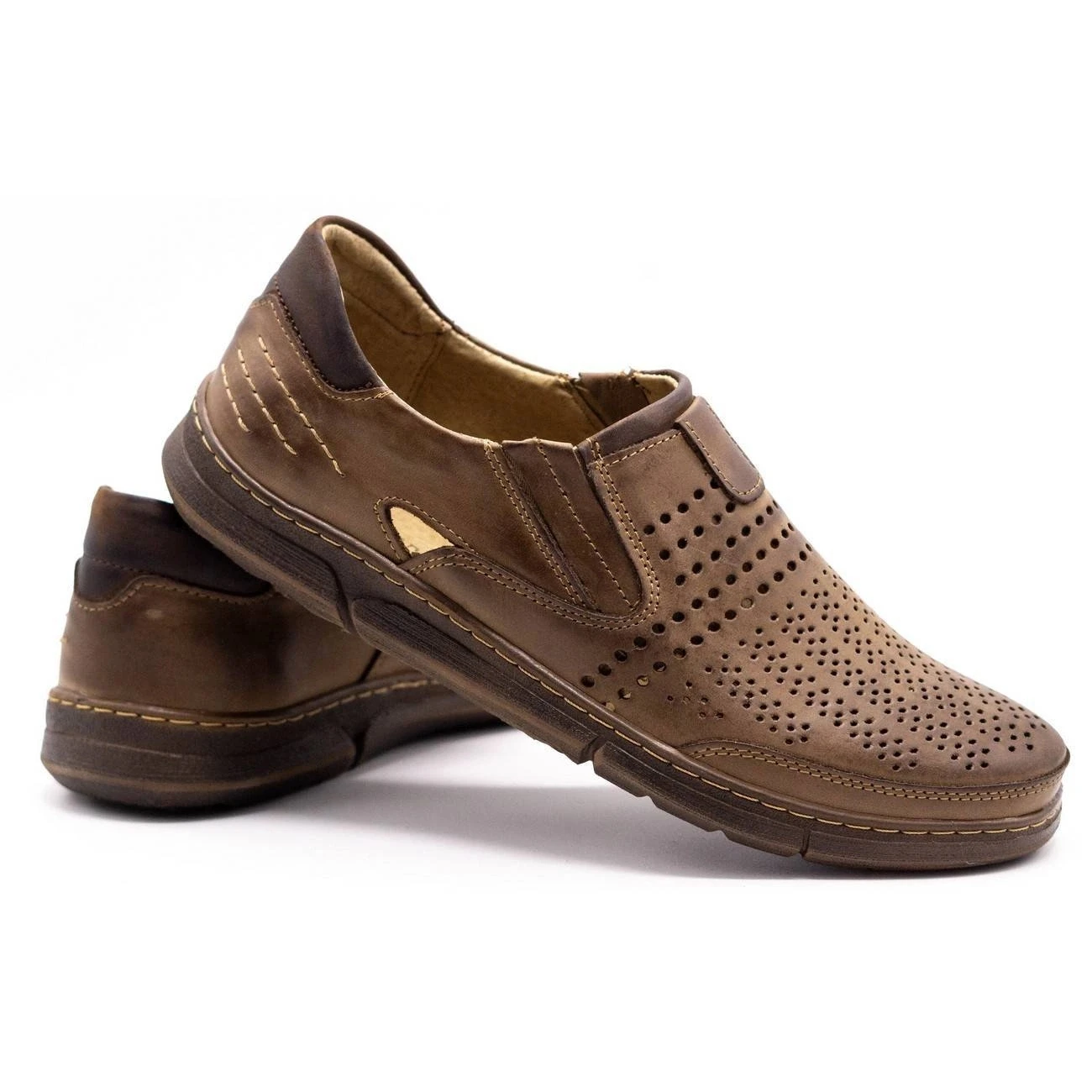 Polbut Chaussures été Homme J51 Marron Brun – Image 6
