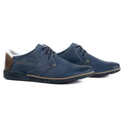 Polbut Chaussures Homme 2103 Bleu Marine Avec Blanc Multicolore