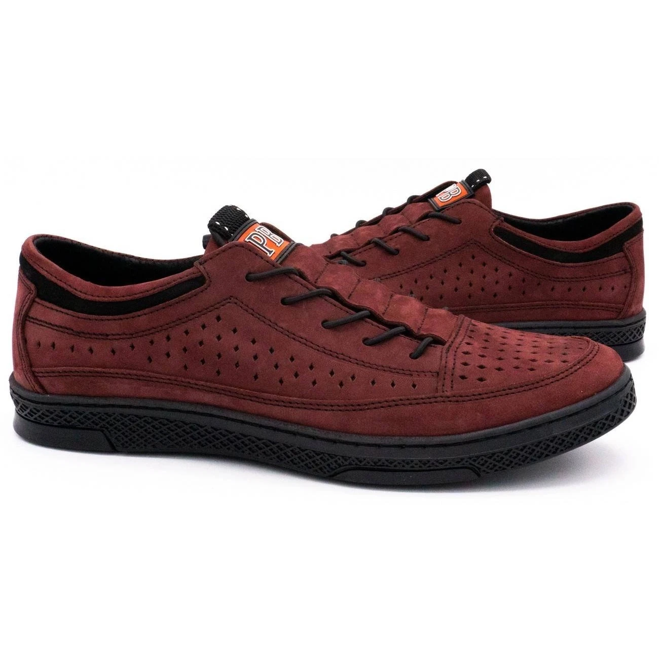 Polbut Chaussures Homme Cuir K22P Bordeaux Rouge – Image 5
