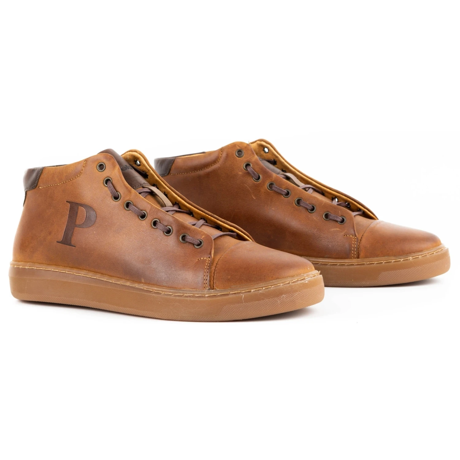 Polbut Chaussures Homme En Cuir 2110sw Camel Brun – Image 3