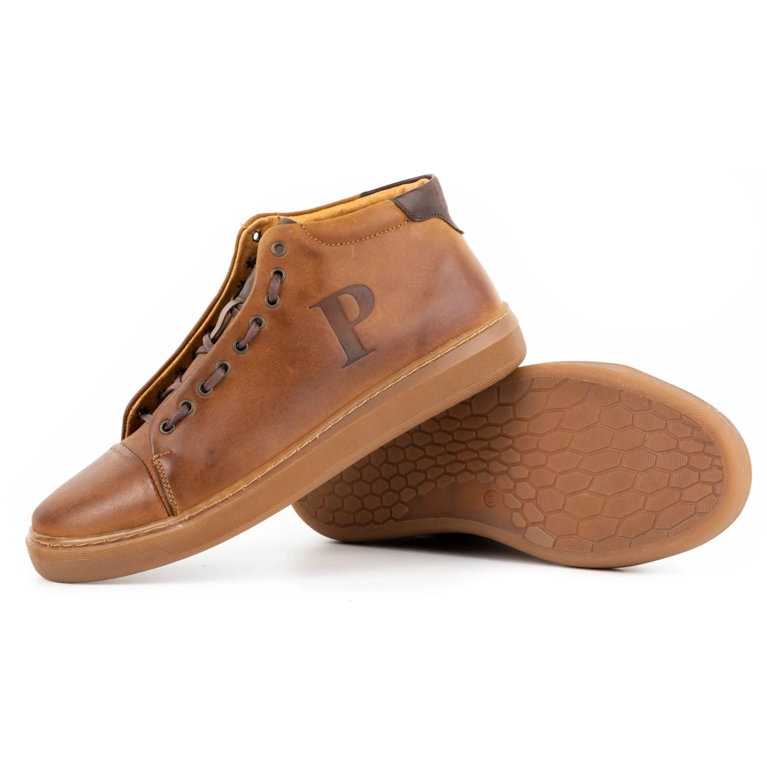 Polbut Chaussures Homme En Cuir 2110sw Camel Brun – Image 4