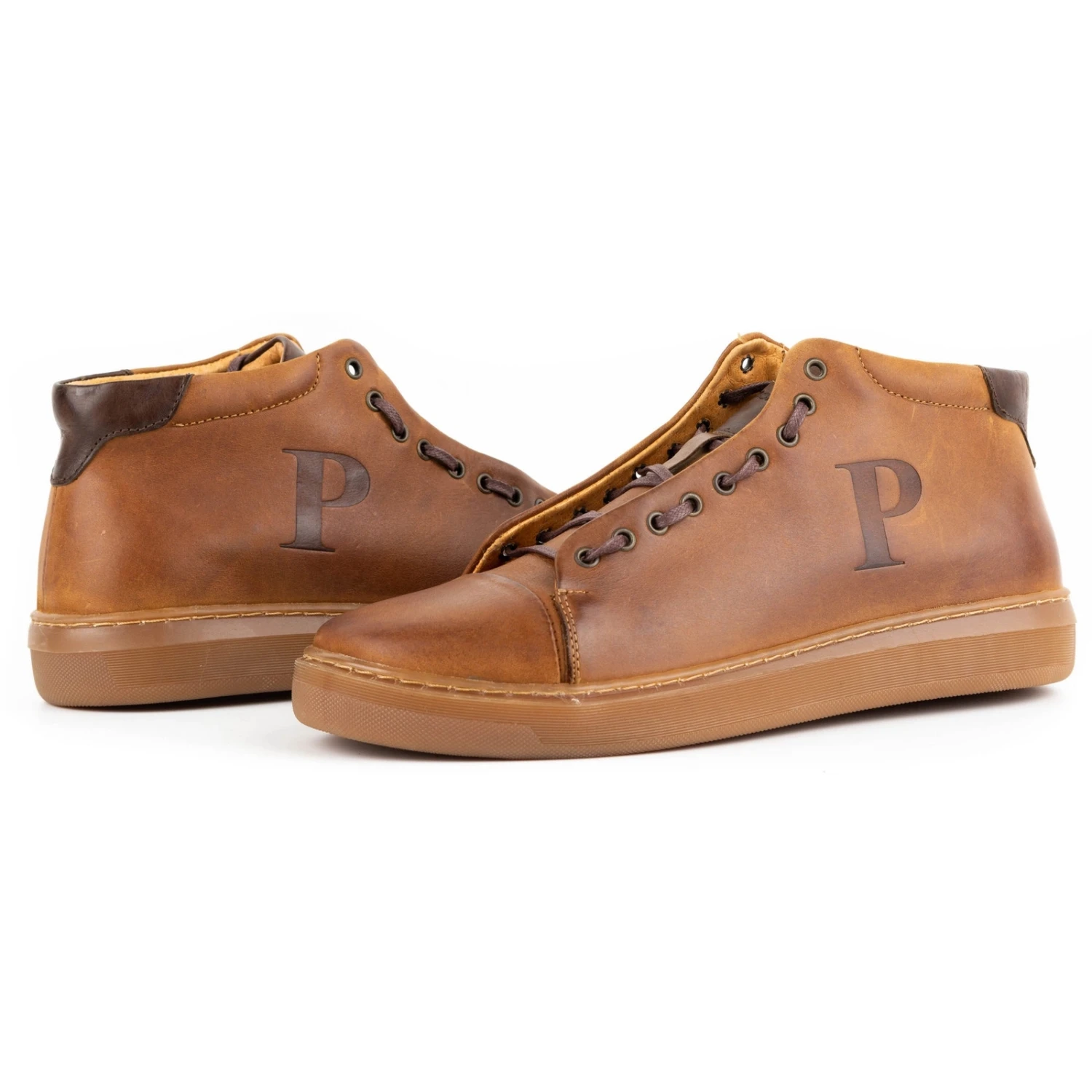Polbut Chaussures Homme En Cuir 2110sw Camel Brun – Image 6