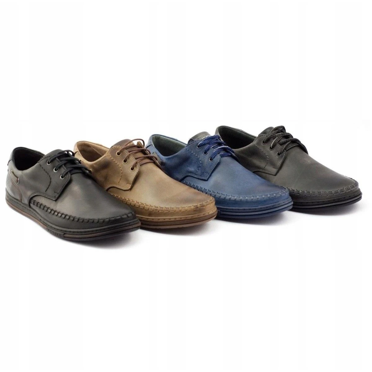 Polbut Chaussures Homme En Cuir J44PĆ Marron Brun â Image 5