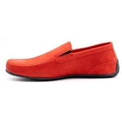 Polbut Mocassins Cuir Homme 2105 Rouge