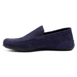 Polbut Mocassins Homme Cuir 2105 Bleu Marine