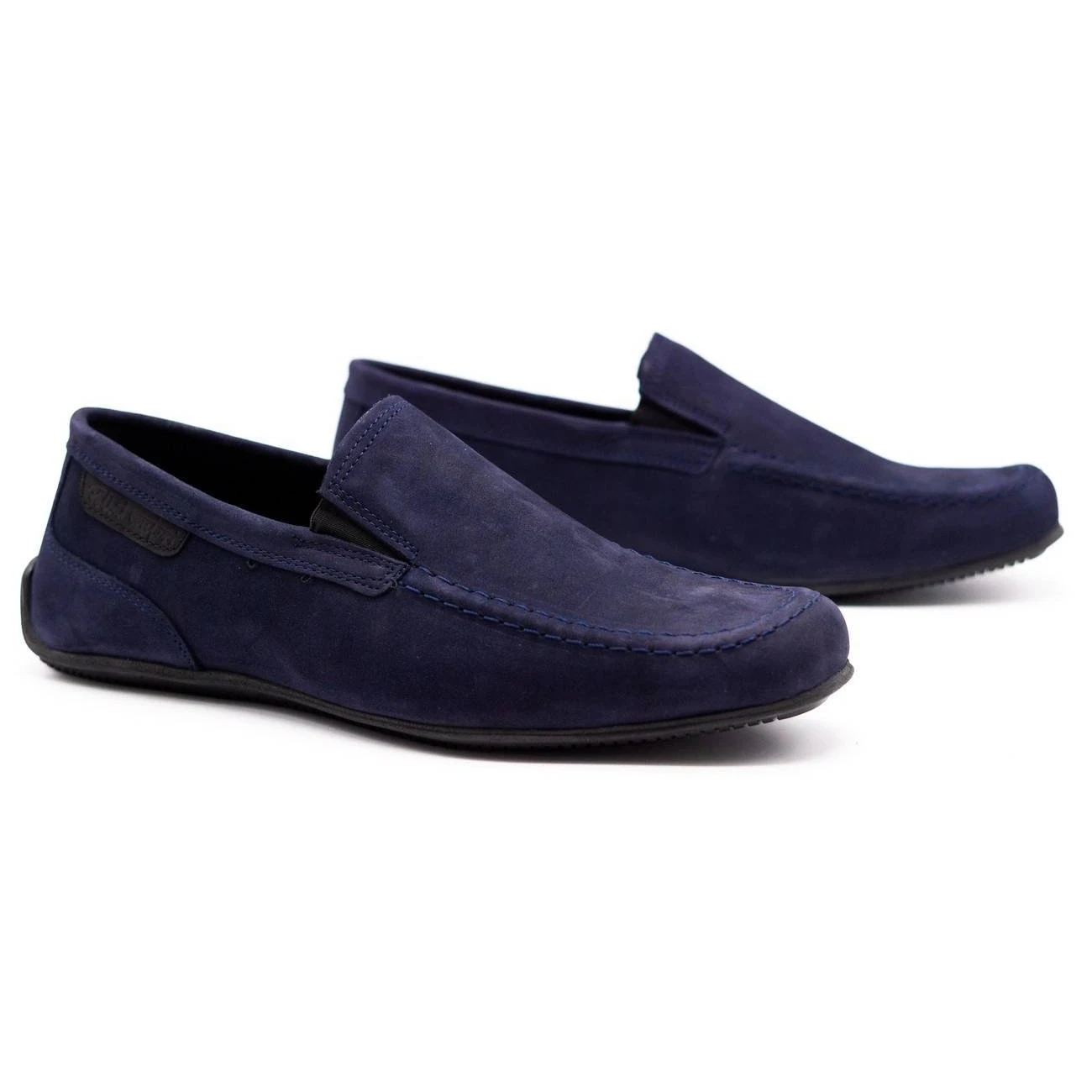 Polbut Mocassins Homme Cuir 2105 Bleu Marine – Image 2