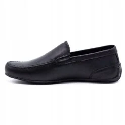 Polbut Mocassins Homme Cuir 2105 Grain Noir Le Noir