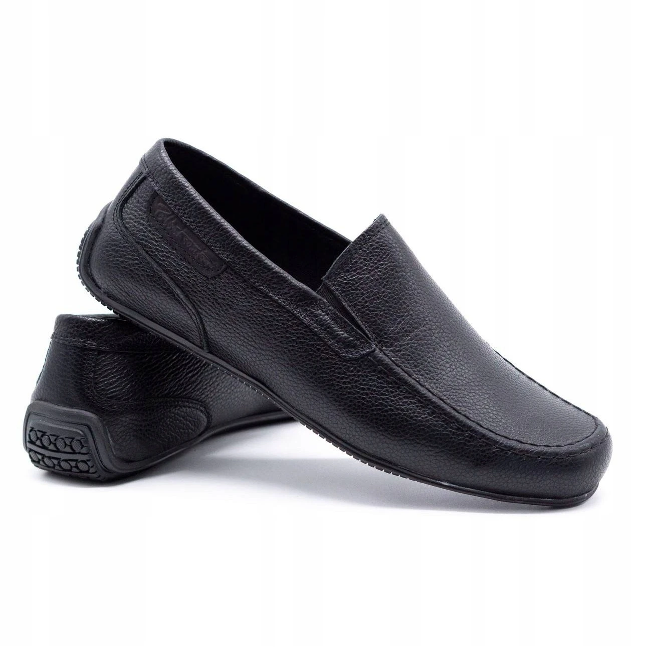 Polbut Mocassins Homme Cuir 2105 Grain Noir Le Noir – Image 3