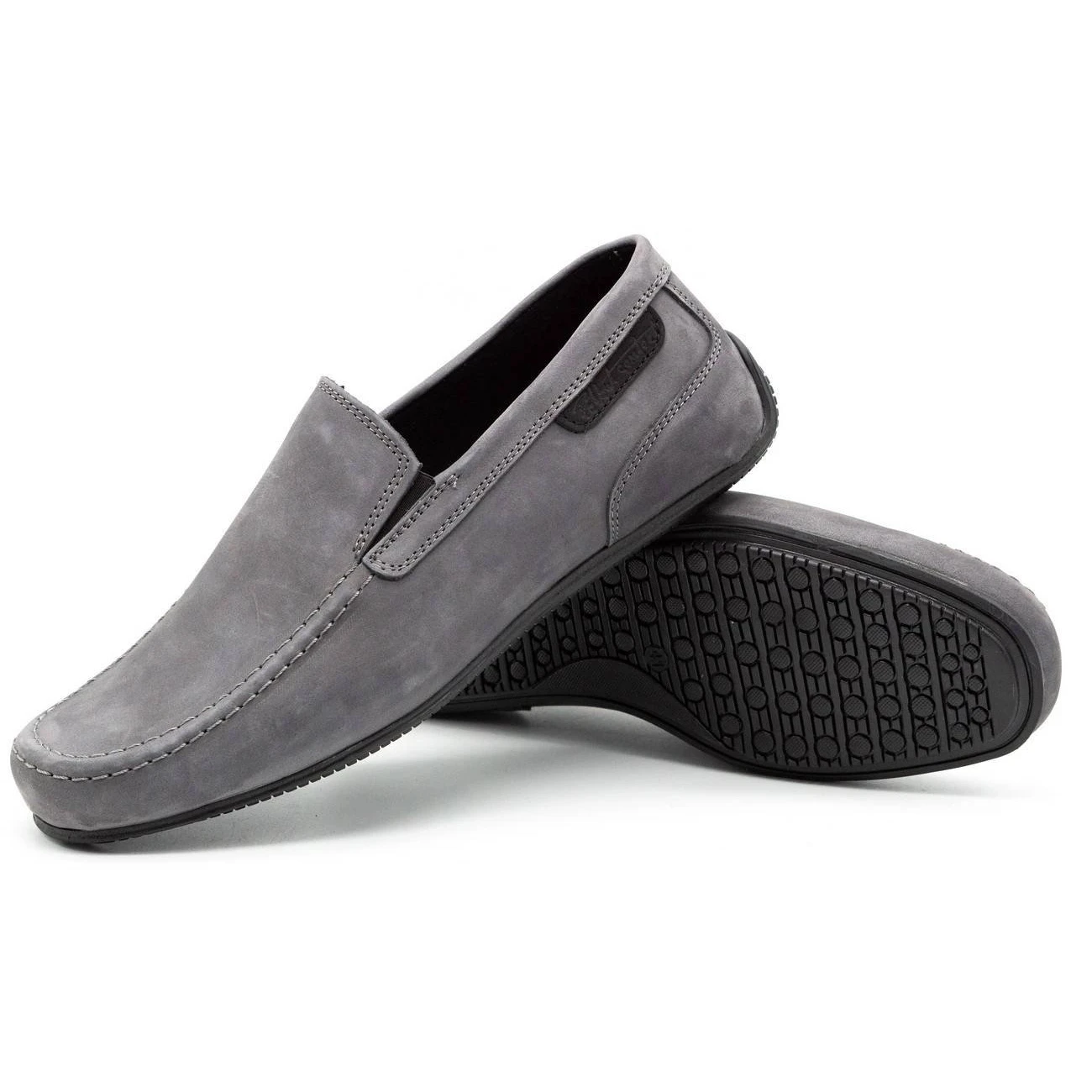 Polbut Mocassins Homme Cuir 2105 Gris – Image 4