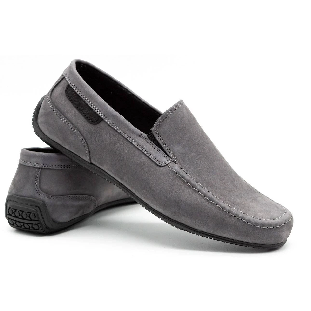 Polbut Mocassins Homme Cuir 2105 Gris – Image 5