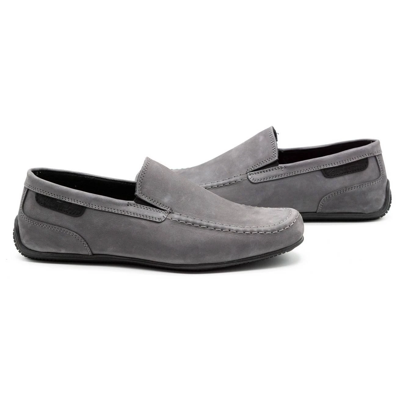 Polbut Mocassins Homme Cuir 2105 Gris – Image 6