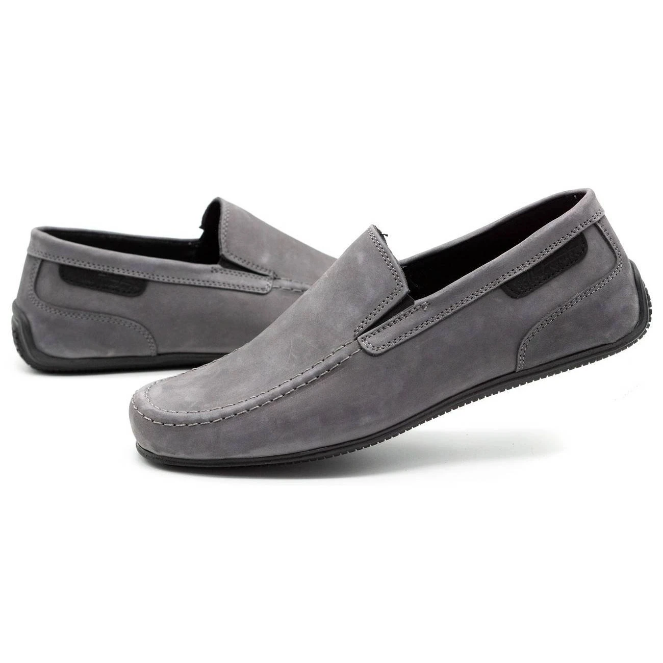 Polbut Mocassins Homme Cuir 2105 Gris – Image 7