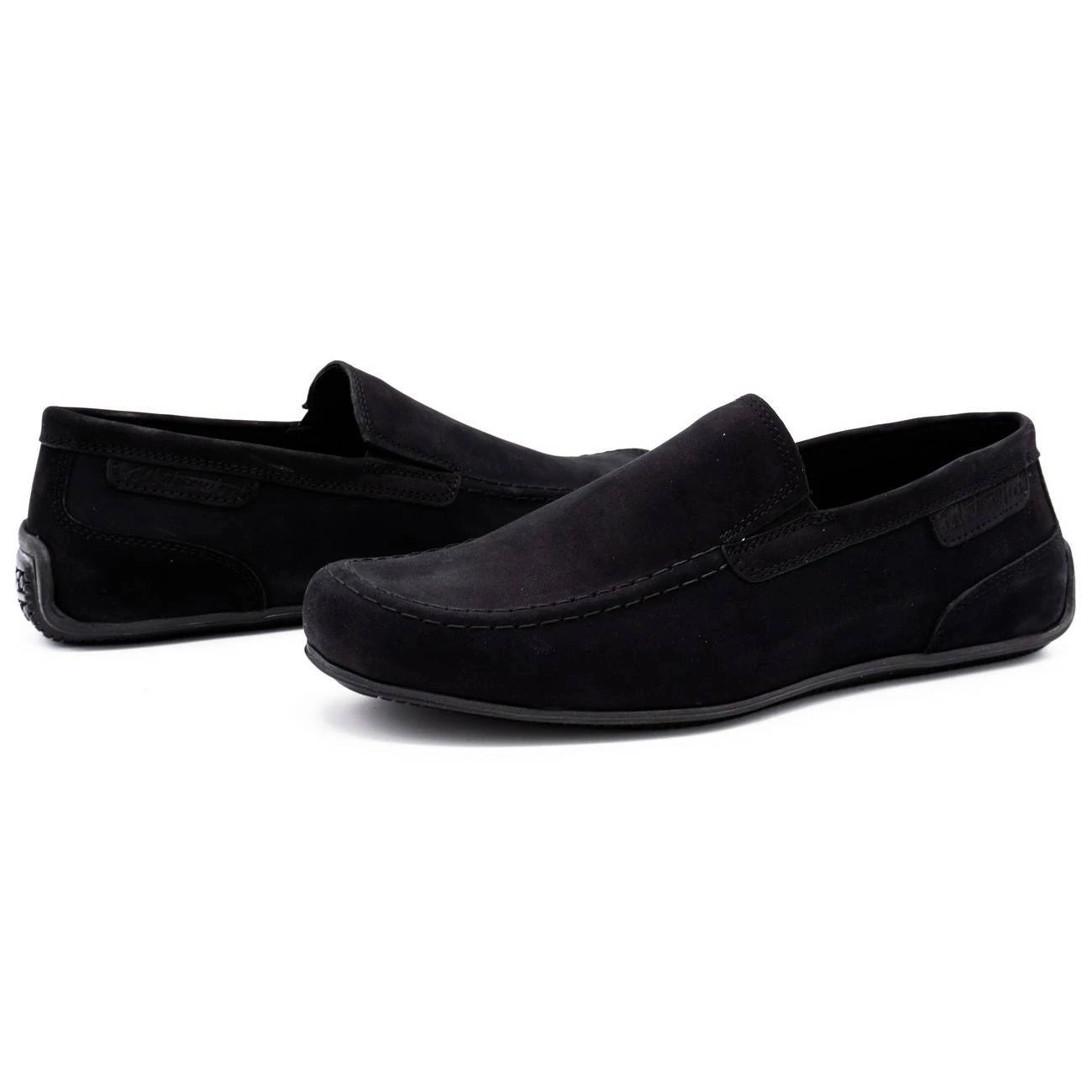 Polbut Mocassins Homme Cuir 2105 Nubuck Noir Le Noir – Image 6