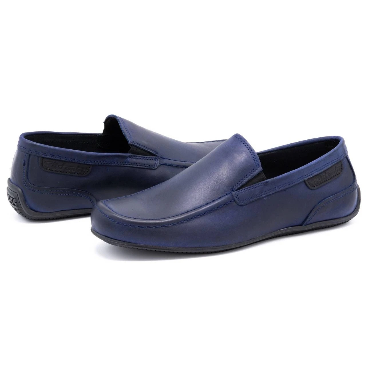 Polbut Mocassins Homme Cuir Grainé 2105 Bleu Marine – Image 6