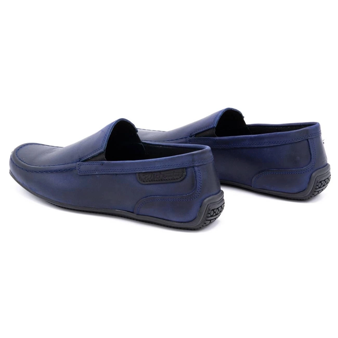 Polbut Mocassins Homme Cuir Grainé 2105 Bleu Marine – Image 7