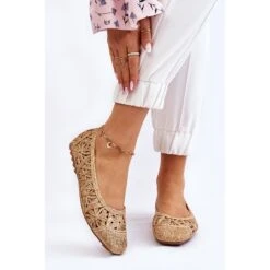 PS1 Ballerines Ajourées Tendance Beige Thiago