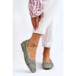 PS1 Ballerines Ajourées Tendance Vert Thiago