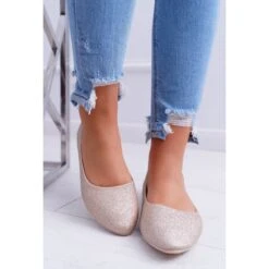 PS1 Ballerines Femme Glitter Doré Fifi D'or