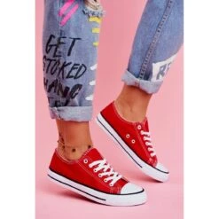 PS1 Baskets Classiques Femme Rouge Omerta