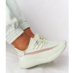 PS1 Chaussures De Sport Femme Baskets Vert Clair Amazing