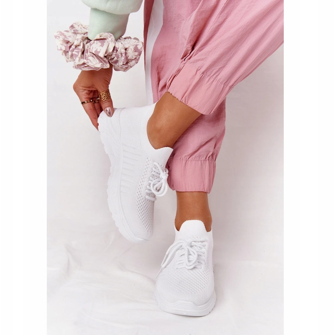 PS1 Chaussures De Sport Femme Sneakers White Ruler Blanche – Image 2