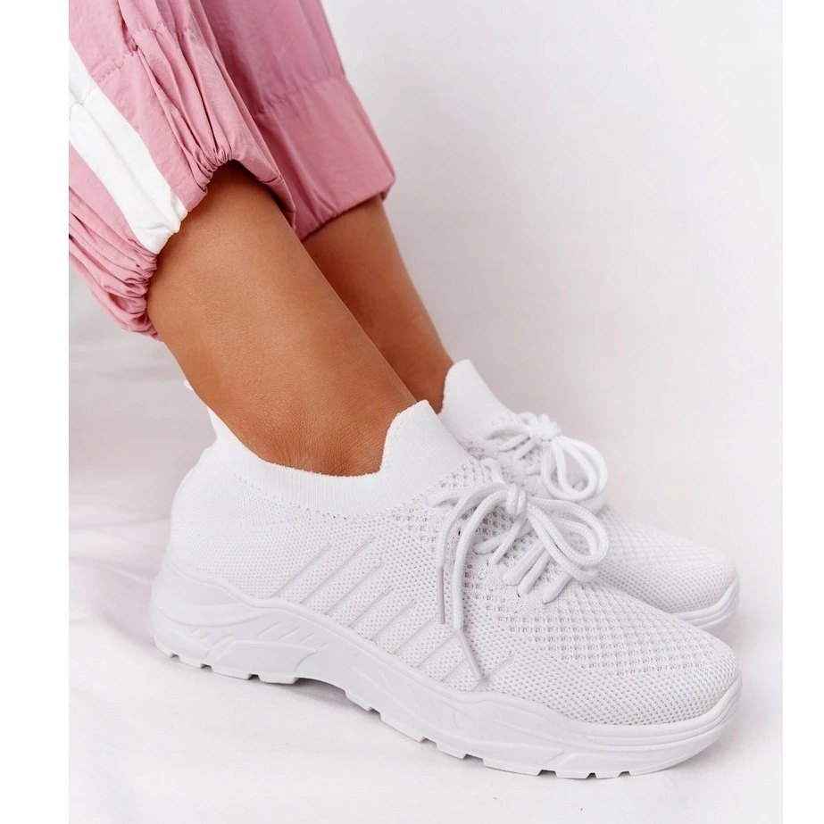 PS1 Chaussures De Sport Femme Sneakers White Ruler Blanche – Image 4