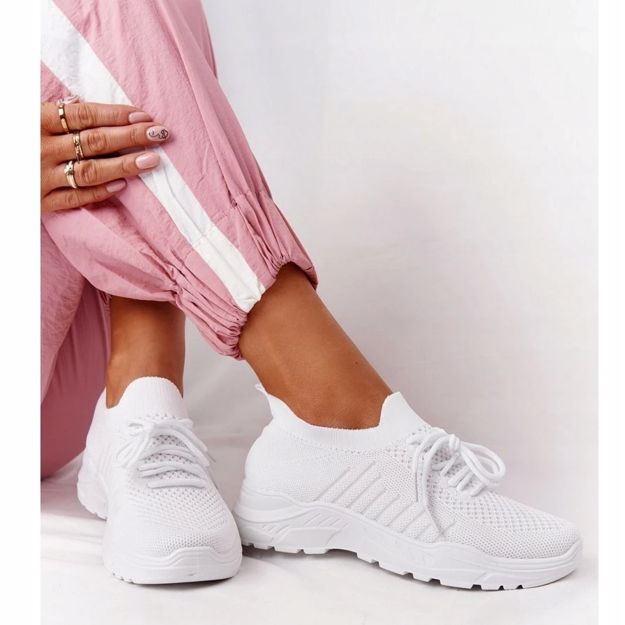 PS1 Chaussures De Sport Femme Sneakers White Ruler Blanche – Image 5