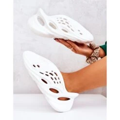 PS1 Chaussures De Sport Légères En Mousse Blanche On The Wave