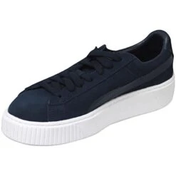 Puma Suede Platform Jr 363663-03 Bleu Marin