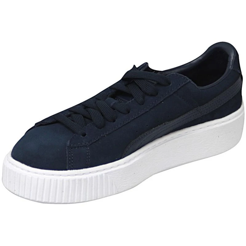 Puma Suede Platform Jr 363663-03 Bleu Marin