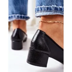 S.Barski Escarpins En Cuir S. Barski 20-L1 Noir Le Noir