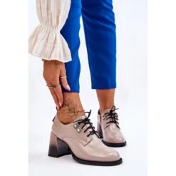 S.Barski Talons Hauts Beige Clair à La Mode Darren