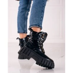 Sacs Femme Shelovet Noirs à Semelle épaisse Le Noir