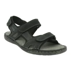 Sandales Homme Velcro American Club CY15/20 Dk.Navy Bleu Marin