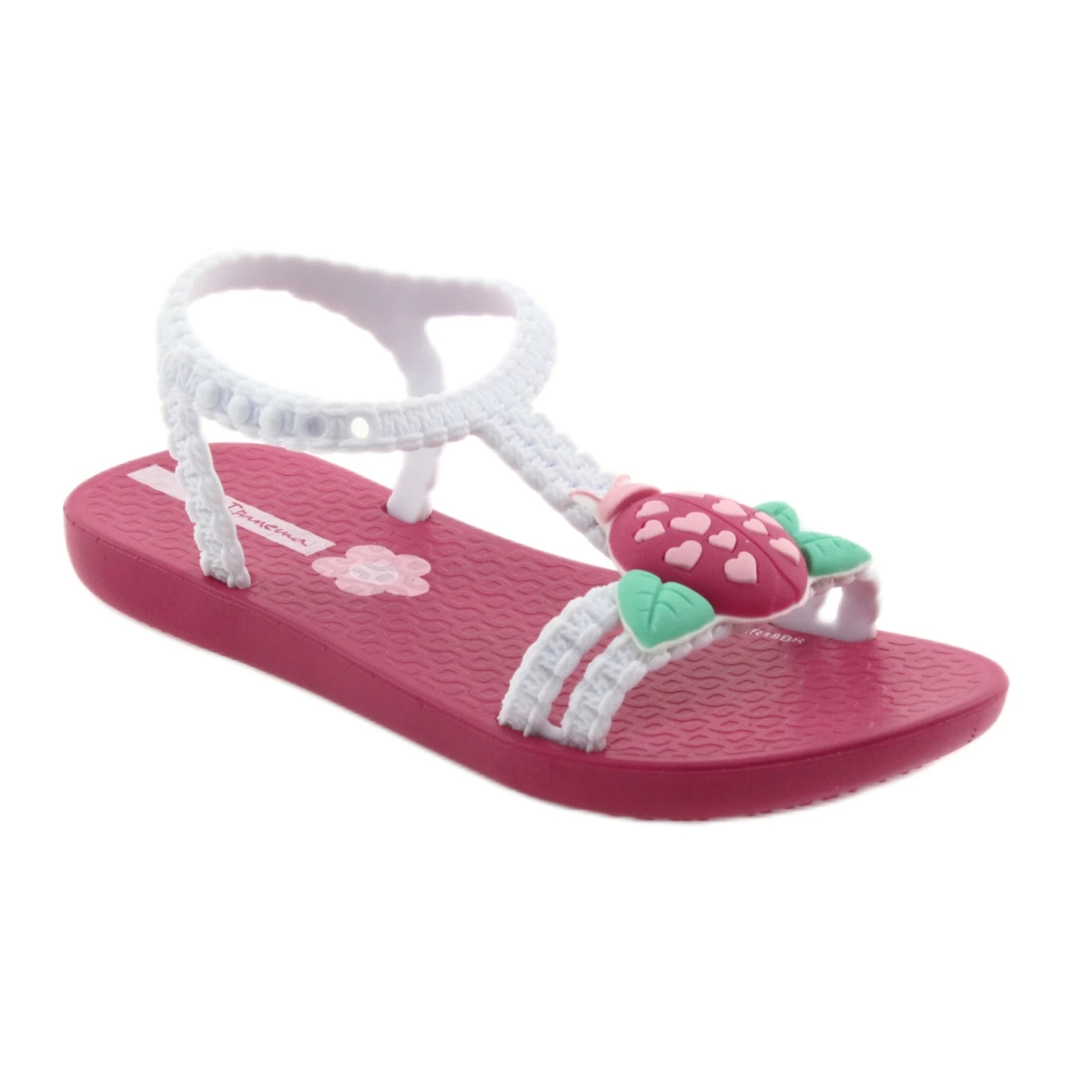 Sandales Parfumées Ipanema 82539 Coccinelle Blanche Rose Vert