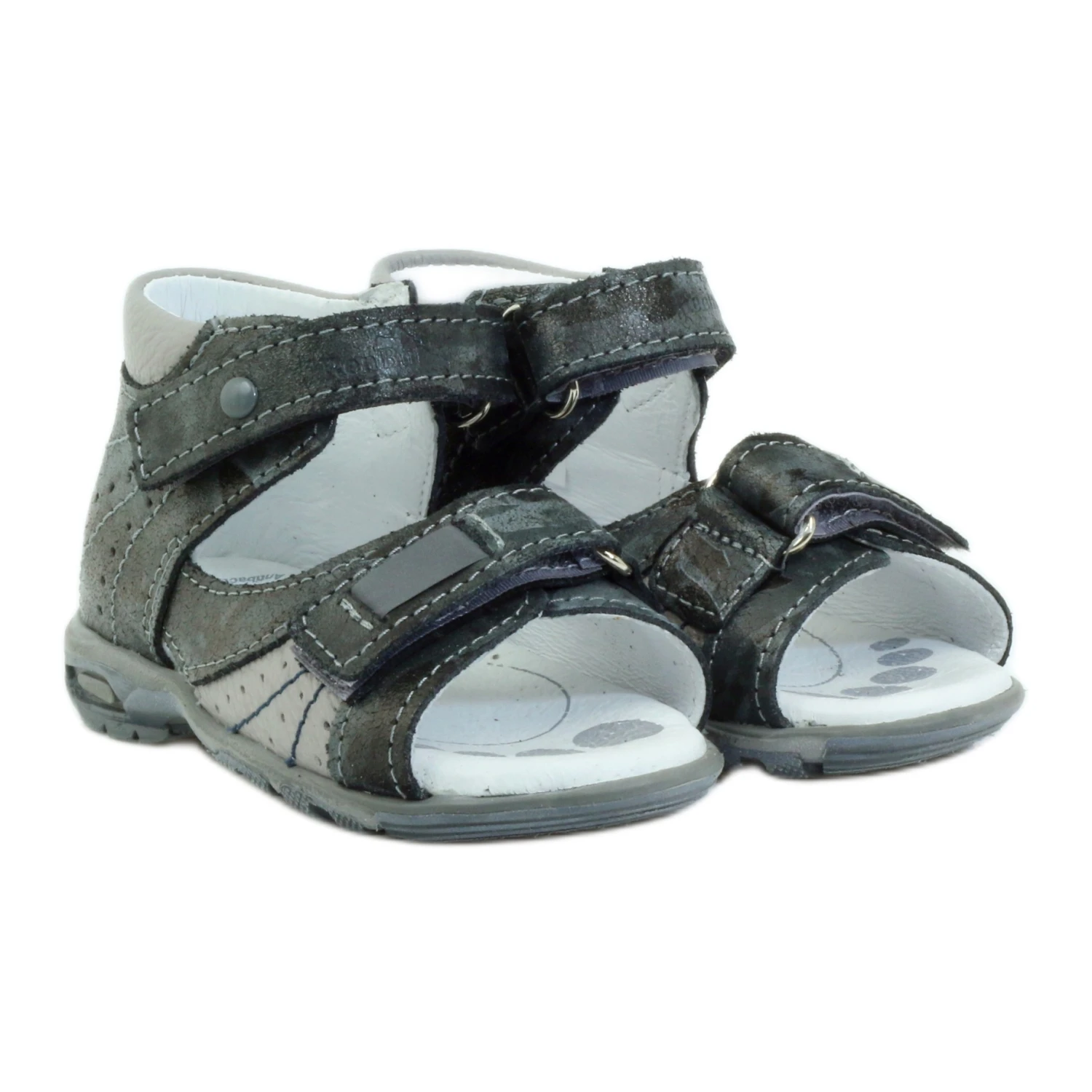 Sandales Velcro Avec Réflecteur Ren But 1407 Multicolore Gris – Image 3