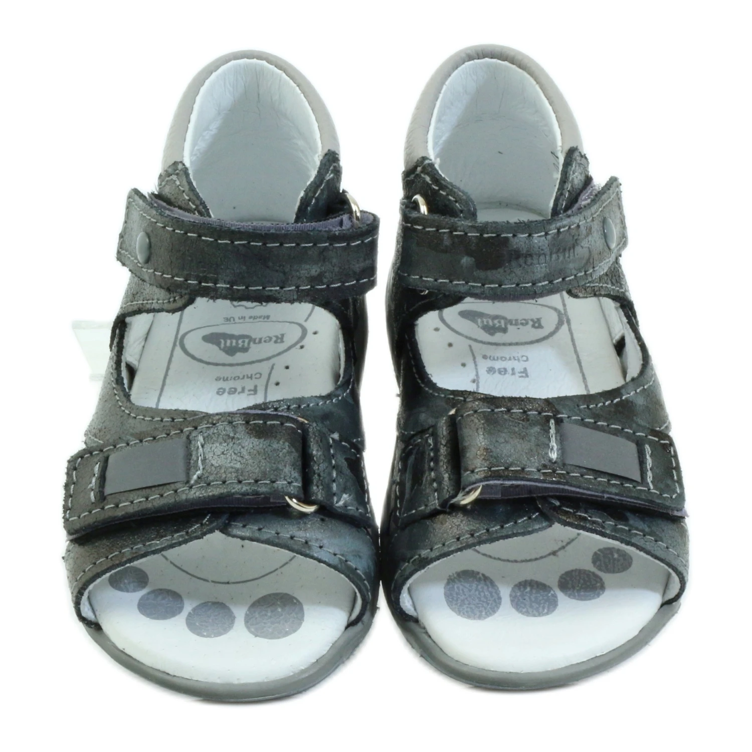 Sandales Velcro Avec Réflecteur Ren But 1407 Multicolore Gris – Image 4