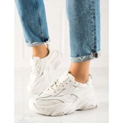 Seastar Baskets à La Mode Avec Maille Beige