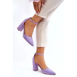 Seastar Escarpins à Talons En Daim Violets Lexie