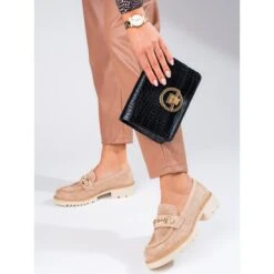 Seastar Mocassins Pour Femmes Ajourés Sur La Plate-forme Beige Shelovet