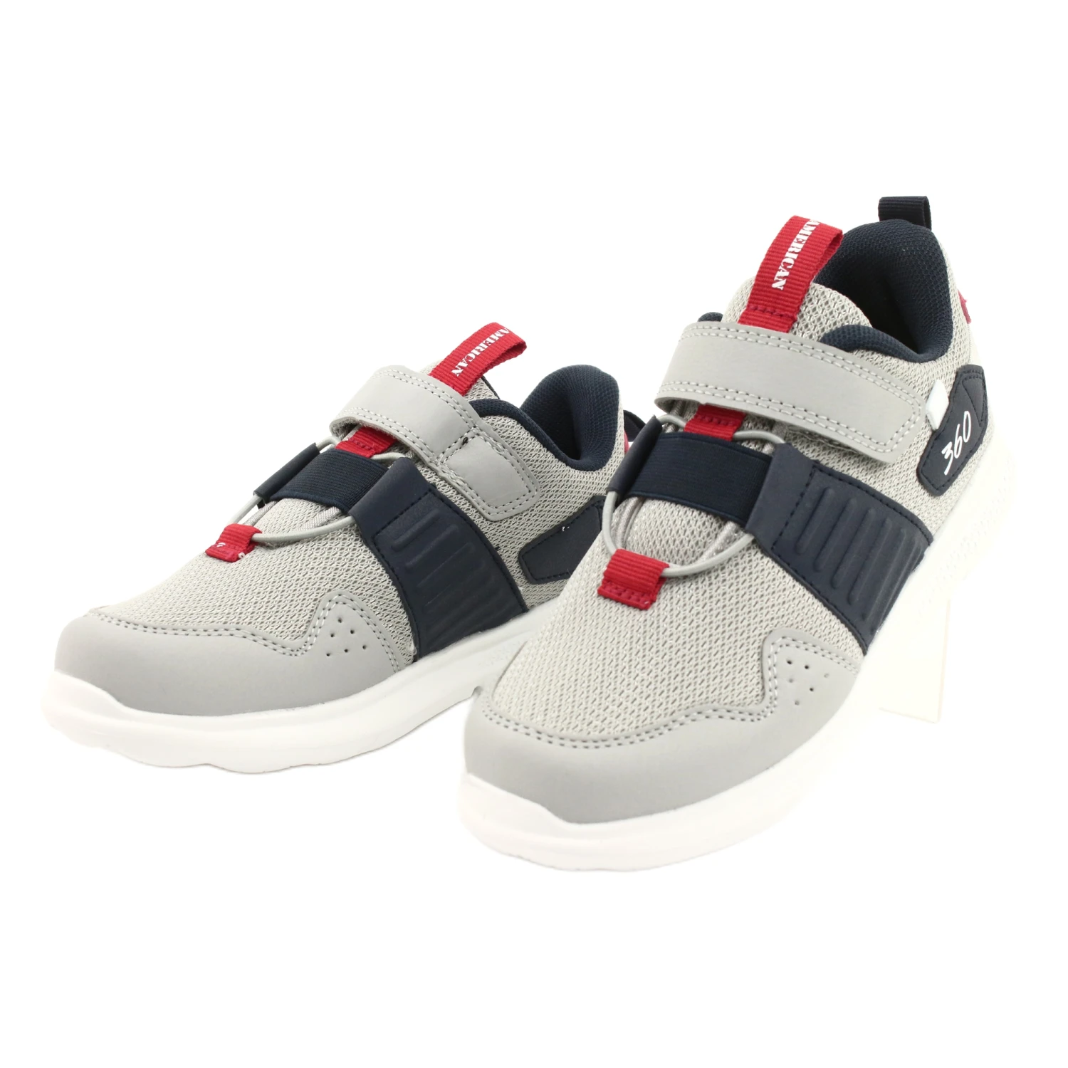 Semelle Intérieure En Cuir American Club AA06 Rouge Bleu Marin Gris – Image 2