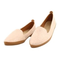 Sergio Leone Ballerine Lords Rose / Or MK700 D'or